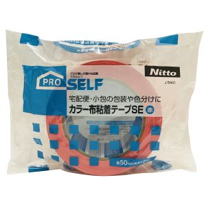 ニトムズ Nitto ニトムズ J5441 カラー布粘着テープSE 赤