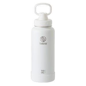 タケヤ化学工業 タケヤ フラスク アクティブライン 0.94L アクティブホワイト バンパー標準装備 キャリーハンドル仕様 ステンレスボトル