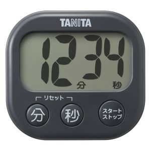 タニタ TANITA タニタ TD-429-GY 抗菌でか見えタイマー ダークグレー