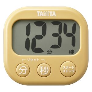 タニタ TANITA タニタ TD-429-YL 抗菌でか見えタイマー マスタードイエロー