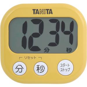 タニタ TANITA タニタ TD-384 でか見えタイマー 99分59秒計 マンゴーイエロー TANITA