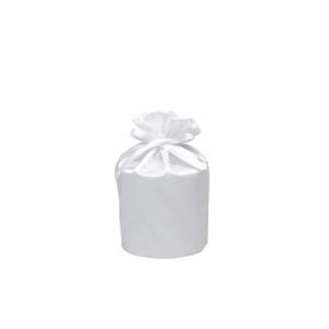 東京ローソク おもいでのあかし ペット 骨壺袋 仏具 サテン袋 ホワイト 3.5寸 PMA00441