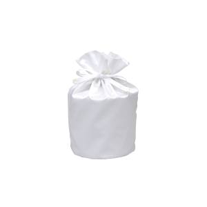 東京ローソク おもいでのあかし ペット 骨壺袋 仏具 サテン袋 ホワイト 4寸 PMA00442
