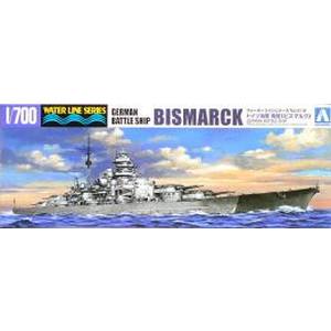 アオシマ アオシマ 42595 WL 618 1/700 ドイツ海軍 戦艦 ビスマルク
