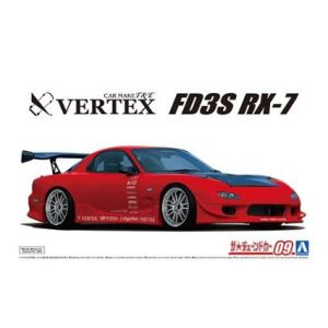 アオシマ アオシマ ザ チューンドカーNo.09 1/24 VERTEX FD3S RX-7 99 マツダ 