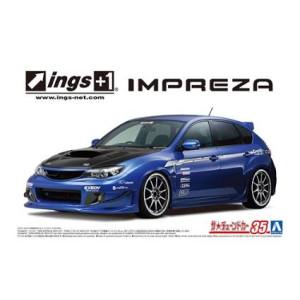 アオシマ アオシマ 58756 ザ チューンドカー No.35 1/24 ings GRB インプレッサWRX STI 07