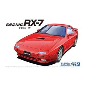 アオシマ アオシマ 63651 ザ☆モデルカー 64 1/24 マツダ FC3S サバンナRX-7 89