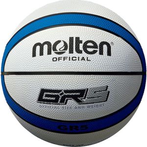 モルテン Molten モルテン バスケットボール 5号球 GR5 ホワイト×ブルー BGR5WB