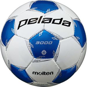 モルテン Molten モルテン ペレーダ3000 WH/Mブルー 4号 検定球 サッカーボール F4L3000WB