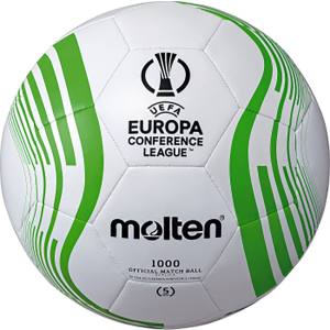 モルテン Molten モルテン サッカーボール 5号球 ホワイト×グリーン UEFA ヨーロッパカンファレンスリーグ レプリカ F5C1000
