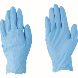 川西工業 川西工業 2041-M ニトリル使いきり手袋 ブルー 粉無 100枚入り Mサイズ