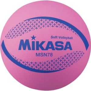 ミカサ MIKASA ミカサ カラーソフトバレーボール 検定球 P 78cm MSN78P MIKASA