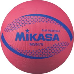 ミカサ MIKASA ミカサ カラーソフトバレーボール 検定球 R 78cm MSN78R MIKASA