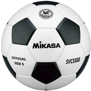 ミカサ MIKASA ミカサ 検定球5号 貼り 白黒 SVC5500WBK