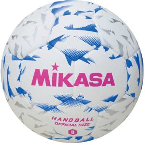 ミカサ MIKASA ミカサ 新規格ハンドボール検定球0号 小学生女子用 松脂レス HB040B-W