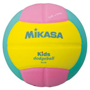 ミカサ MIKASA ミカサ ドッジボール スマイルドッジボール0号 イエロー×ピンク SD00YP