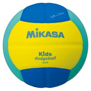 ミカサ MIKASA ミカサ スマイルドッジボール0号 イエロー/ブルー/ライトグリーン SD00YLG