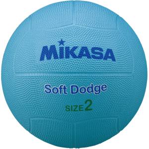 ミカサ MIKASA ミカサ ソフトドッジ2号 ゴム 青 STD-2SR-BL STD2SRBL