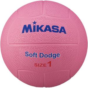 ミカサ MIKASA ミカサ ソフトドッジ1号 ゴム ピンク STD-1SR-P STD1SRP