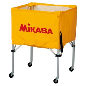 ミカサ MIKASA ミカサ 器具 ボールカゴ 箱型 中 フレーム 幕体 キャリーケース3点セット イエロー BCSPS