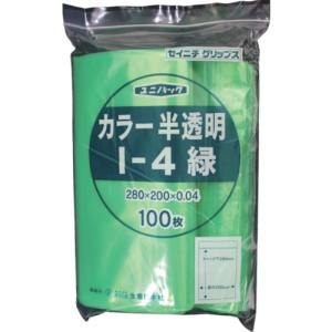 生産日本社 セイニチ I-4 ユニパックカラー半透明 200×280mm 緑