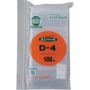 生産日本社 セイニチ D-4-100 ユニパック D-4 120×85×0.04 100枚入