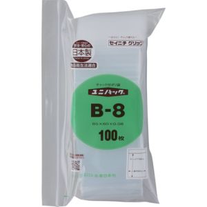 生産日本社 セイニチ B-8-100 ユニパック B-8 85×60×0.08 100枚入