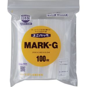 生産日本社 セイニチ MARK-G-100 ユニパック MARK-G 200×140×0.04 100枚入