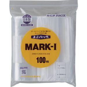 生産日本社 セイニチ MARK-I-100 ユニパック MARK-I 280×200×0.04 100枚入