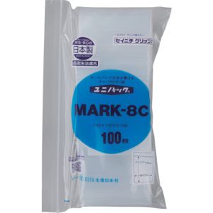 生産日本社 セイニチ MARK-8C-100 ユニパック MARK-8C 100×70×0.08 100枚入