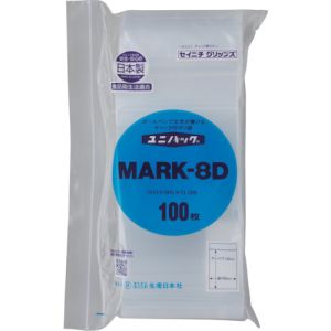 生産日本社 セイニチ MARK-8D-100 ユニパック MARK-8D 120×85×0.08 100枚入