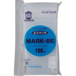 生産日本社 セイニチ MARK-8E-100 ユニパック MARK-8E 140×100×0.08 100枚入