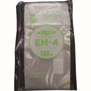 生産日本社 セイニチ EH-4-100 ユニパック バイオEチャック規格品 チャック付ポリエチレン袋 EH-4 240×170×0.04