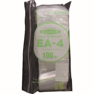 生産日本社 セイニチ EA-4-100 ユニパック バイオEチャック規格品 チャック付ポリエチレン袋 EA-4 70×50×0.04