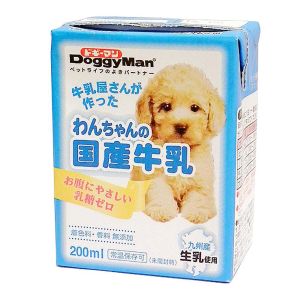 ドギーマンハヤシ DoggyMan ドギーマン わんちゃんの国産牛乳 200ml