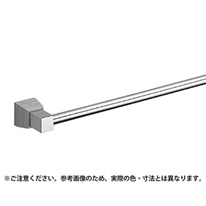 シロクマ シロクマ ラックスタオル掛400ミリクローム/黒ウッド