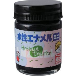 ニッぺ ニッぺ 49365337 水性エナメルミニ 25ml ブラック HSB004-25