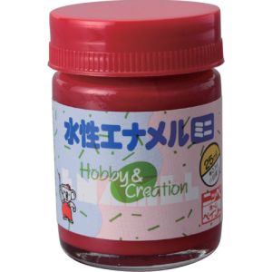 ニッぺ ニッぺ 49365375 水性エナメルミニ 25ml レッド HSB008-25