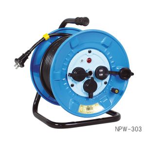 日動工業 NICHIDO 日動工業 NPW-303 電工ドラム 防雨 防塵型 防雨2Pプラグ コンセント2P15A125V