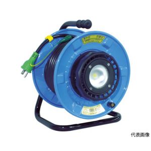 日動工業 NICHIDO 日動工業 SDW-EK22-10W 電工ドラム 防雨防塵型LEDライトリール 照明付ドラム 過負荷漏電保護兼用 20m