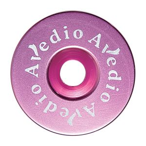 エヴァディオ AVEDIO エヴァディオ 軽量アルミトップキャップ セパレート ロゴ入 ピンク AVEDIO