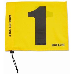 羽立工業 ＨＡＴＡＣＨＩ ハタチ BH5001 グラウンドゴルフ コース整備品 グラウンドゴルフ用旗 イエロー 45 8 HATACHI
