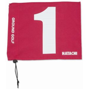 羽立工業 HATACHI ハタチ BH5001 グラウンドゴルフ コース整備品 グラウンドゴルフ用旗 レッド 62 9 HATACHI