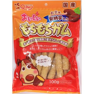 九州ペットフード KPF 九州ペットフード おいしいもちもちガム お芋味安納芋入り 100g