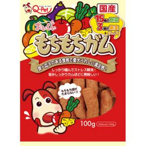 九州ペットフード KPF 九州ペットフード おいしいもちもちガム 野菜＆チーズ 100g