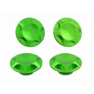 ポッシュフェイス POSH FAITH ポッシュフェイス 001821-28 NASAタイプキャップボルトカバー M10用 LIME GREEN(4PCS)