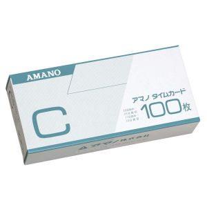 アマノ アマノ C-CARD タイムカードC 100枚入