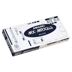 アマノ アマノ MX MRX-CARD タイムカード MX MRXカード 100枚入 ATOM