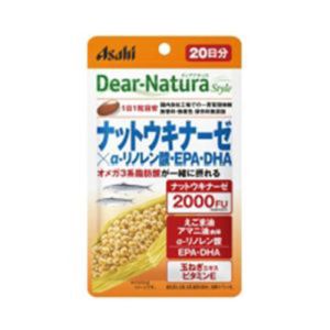 アサヒグループ食品 Asahi アサヒ ディアナチュラ スタイル ナットウキナーゼ×α-リノレン酸・EPA・DHA 20粒