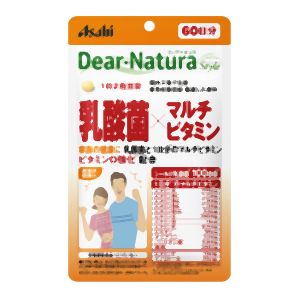 アサヒグループ食品 Asahi アサヒグループ食品 ディアナチュラ スタイル乳酸菌×マルチビタミン 60日
